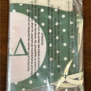 *NEW SEALED * Kappa Delta Polka Dots Face Mask Cloth Adult